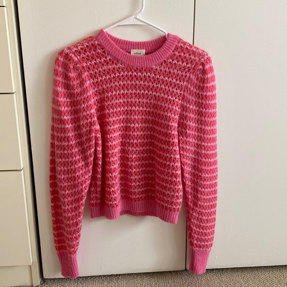 Aritzia Wilfred Nessa Alpaca Wool Pink Sweater, size medium - Picture 4 of 7